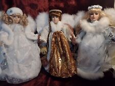 LOT 3 Collector's Choice Angel Dolls. w/stands  17