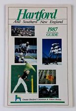 1987 Hartford CT Southern New England VTG Travel Guide Booklet Activities  picture