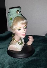 Vintage D.A.E. Originals Extravagance in Doll Design Lady Head Fashion Bust EUC picture
