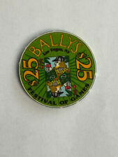 $25 BALLY'S CASINO CHIP LAS VEGAS NEVADA 1992 VALUE CODE R $250-$299 picture