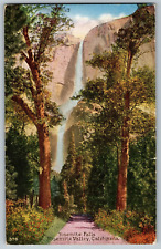 Yosemite Valley, California - Yosemite Falls - Vintage Postcard - Posted 1923 picture