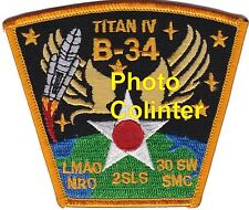 USAF - Titan IV B-34 - crest / fabric badge picture