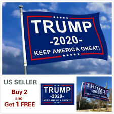 3x5 Ft Trump 2020 Keep America Great President Donald MAGA Flag US blue A picture