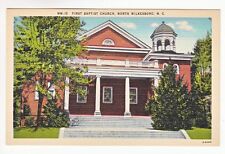 Postcard: First Baptist Church, North Wilkesboro, N.C. picture