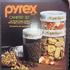 Vintage Pyrex Spice Of Life 8 Piece Canister Set With Lids picture