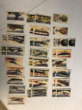 1961 Mills Tobacco Cards-Histoire De L’Aviation Complete Set 1-25 & 15 Dups picture