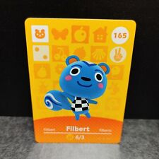 FILBERT #165 Animal Crossing Amiibo Card Series 2 Authentic Nintendo Squirrel picture
