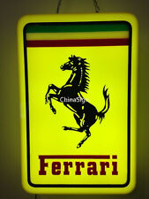 New Ferrari Logo AUTO CAR DEALER 3D Routed Carved LED LIGHT BOX BEER BAR SIGN picture