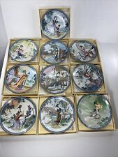 Imperial Jingdezhen Porcelain Beauties of the Red Mansion Set of 10 Plates Boxes picture