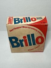 VTG  - NOS - 1960s Brillo Sample Box, With Original Unused Soap Pad still inside picture