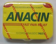 NOS New Old Stock Anacin Brand Aspirin Tin picture