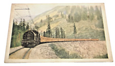 1920's MILWAUKEE ROAD GENERAL ELECTRIC UNUSED COMPANY POST CARD picture