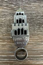 Vintage Judaica Jewish Huge Silver Unique Wedding Ring picture