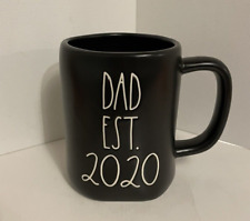 Rae Dunn DAD Est 2020 Mug Coffee Cup By Magenta Artisan Ceramic Black picture