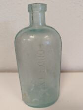 Antique Aqua Ponds Extract Glass Bottle 1846 A Blown in Mold Embossed pharmacy picture