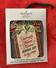 Hallmark Channel The Heart of TV Christmas Ornament-Hallmark Channel Brings Joy picture