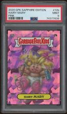2020 GARBAGE PAIL KIDS SAPPHIRE HAIRY MARY PINK REFRACTOR 12B PSA 9 picture