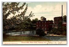 1909 PIERCE'S MILLS WATER VALLEY HAMBURG NEW YORK NY glass factory picture