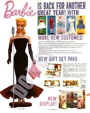 1959 Barbie Doll Costumes Display Magazine Announcement Ad 8x10 Photo picture