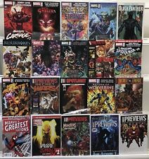 Marvel Comics Marvel Previews Comic Book Lot of 20 picture