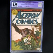 Action Comics #6 (DC 1938) 💥 CGC 9.0 Restored 💥 1st Appearance of Jimmy Olsen picture