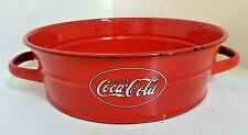 drink COCA-COLA metal PAN WITH HANDLES - SEE PICS -  picture