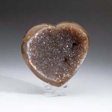 Genuine Agate with Quartz Crystal Heart from Brazil (1.4 lbs) picture