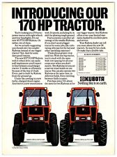1984 Kubota 170 HP Tractors - Original Ad (11 x 8.5) Vintage Print Advertisement picture