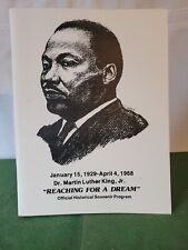 Vintage 1986 Martin Luther King Jr I Have A Dream Official Historical Program. picture