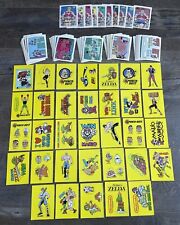 1989 TOPPS NINTENDO MARIO BROTHERS 1-33 COMPLETE SET CARD STICKERS, 1-60 SCRATCH picture
