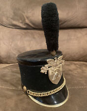Vintage West Point USMA Cadet Army Military Tar Bucket Shako Parade Hat picture