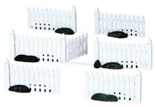 Lemax Coventry Cove Plastic Fence Set Of 48084 Accessory picture