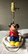 Vintage Underwriters Laboratories Mickey Mouse Portable Lamp picture