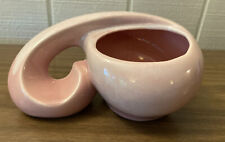 Vintage MCM Abstract Pink Ceramic Planter picture