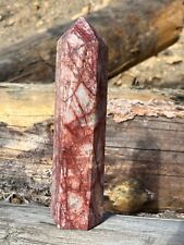 Fiery Red Feldspar All Natural Crystal Polished Tower- 78A picture