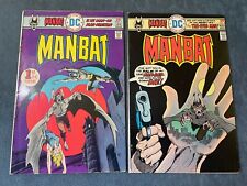 Man-Bat #1-2 DC Comic Books 1976 Jim Aparo Key Issues She Bat Mid Grades FN picture