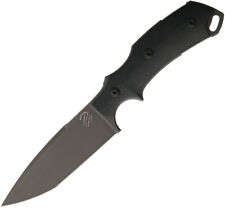 Bastinelli Creations R.E.D V2 Micarta Handle Black PVD Fixed Knife + Sheath 04V2 picture