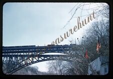 Whirlpool Rapids Bridge Niagara Falls Rail Train 1950s 35mm Slide Kodachrome picture