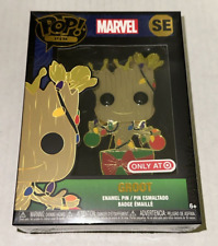 Funko Pop Enamel Pin Groot Marvel’s Christmas Baby Groot Target Exclusive NOS picture