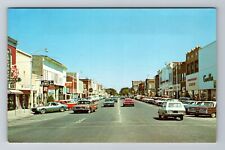 Concordia KS-Kansas, Advertising Street View, Antique, Vintage c1973 Postcard picture