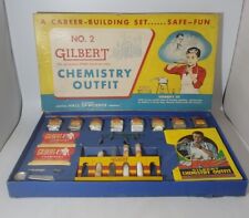 Vintage No.2 Gilbert Chemistry Outfit 1956 Set RARE  picture