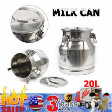 20 Liters High Quality Stainless Steel Milk Can Silicone Seal Mirror-polish New picture