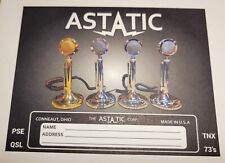 Astatic D-104, Silver Eagle , Golden Eagle qsl cards ham radio cards cb cards picture