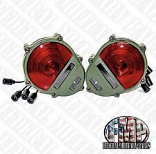 2 Military Green Rear Stop Turn Signal Light Humvee M998 M35 M151A2 M1102 picture