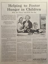 Ovaltine Chocolate Drink Nutrition Orphan Annie Mug Offer Vintage Print Ad 1936 picture