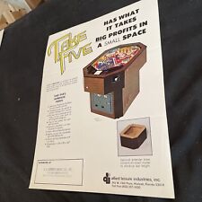 Take Five Coinop Original Flyer picture
