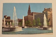 Used 1967 Postcard Cleveland Ohio OH Fountains in Cleveland Auditorium F21  picture