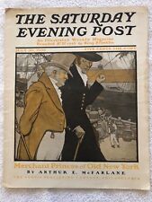 Illustrated  Saturday Evening Post July 30th 1904 Emlen McConnell Cover  Art picture