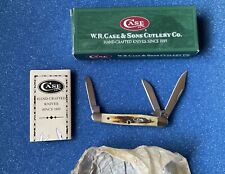 Case XX 2001 Vintage BURNT STAG 5327 SS Stockman Knife Item No 01725 picture