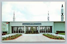 Postcard NASA Welcome Visitors Info Center Kennedy Space Center Florida Unused picture